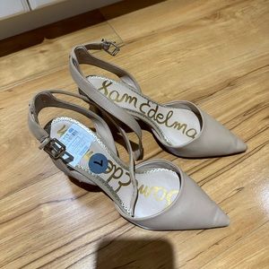 Short heel Sam Edelman leather upper